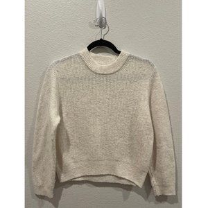 ZARA Antique White Knit Sweater